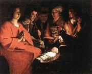 LA TOUR, Georges de, The New-born sg